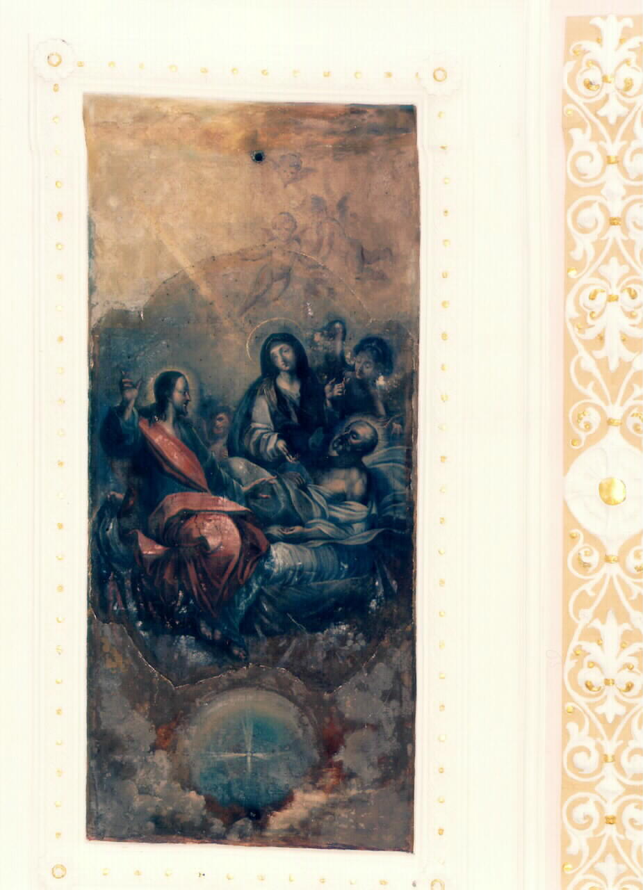 Madonna degli agonizzanti (dipinto murale) - ambito siciliano (Seconda metà sec. XVII)