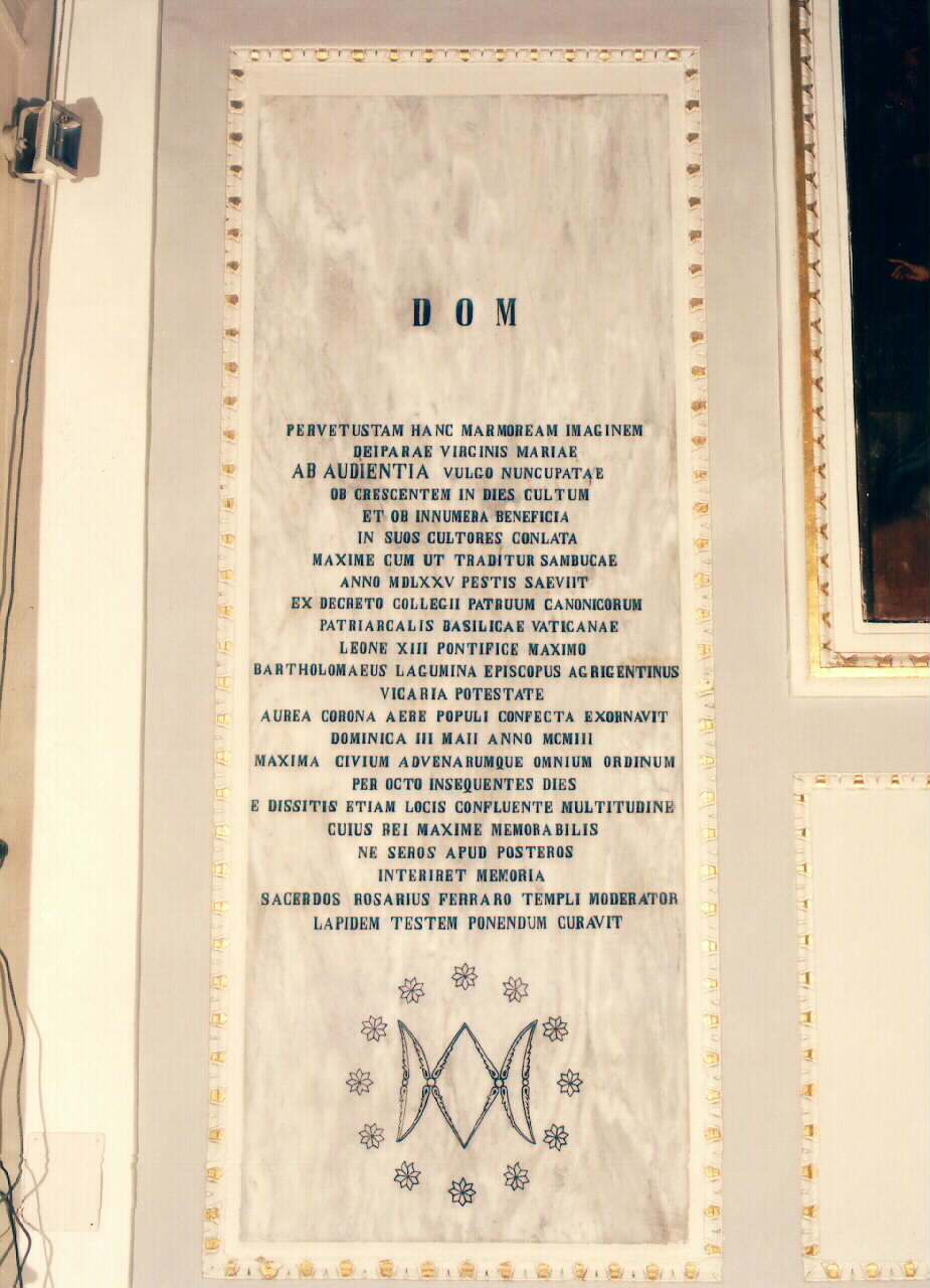 lapide - sepolcrale - ambito siciliano (sec. XIX)