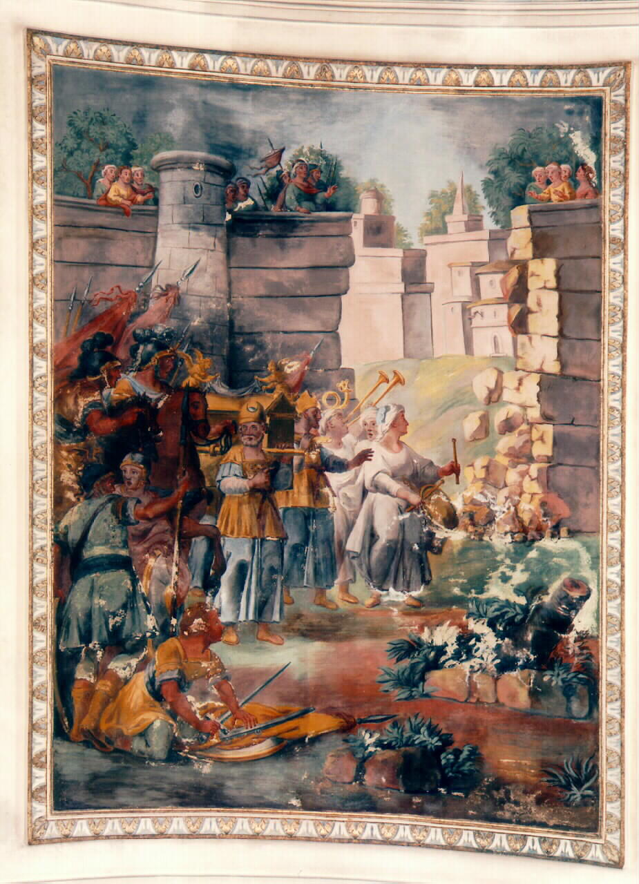 scena biblica (dipinto murale) - ambito siciliano (Metà sec. XVIII)