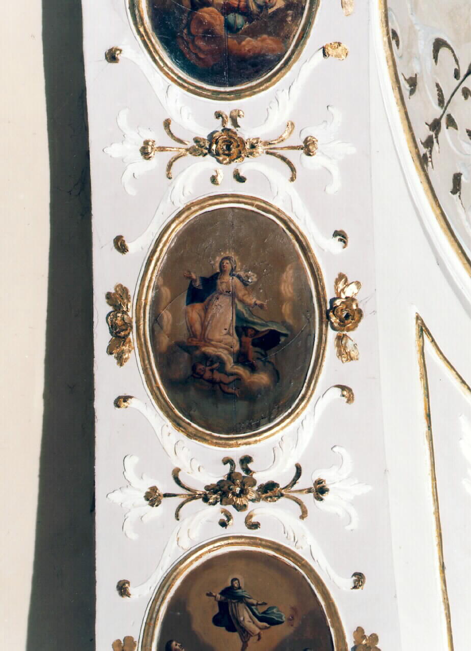 assunzione della Madonna (dipinto murale) - ambito siciliano (Fine/inizio secc. XVIII/ XIX)