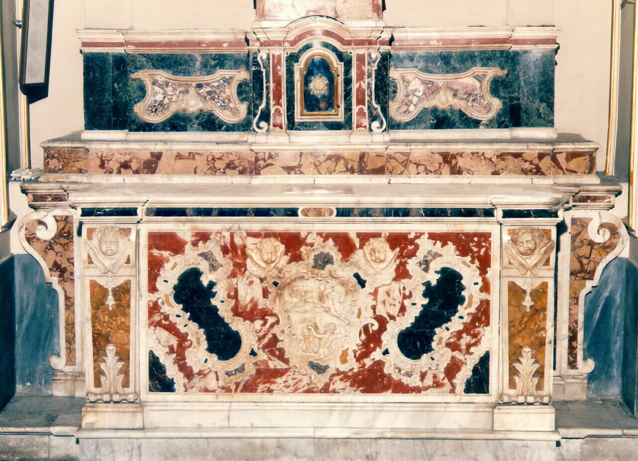 altare - a blocco - ambito siciliano (Seconda metà sec. XVIII)