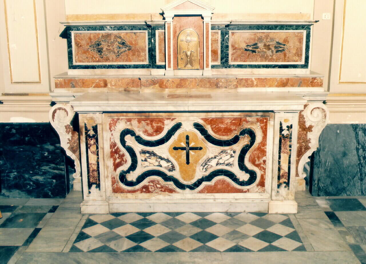 altare - a blocco - ambito siciliano (Seconda metà, Seconda metà sec. XVIII, sec. XIX)