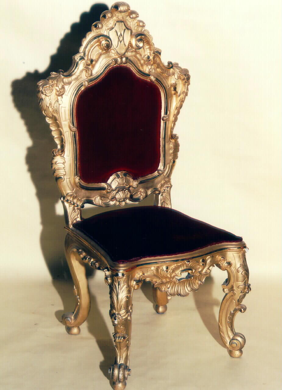 sedia, serie - produzione siciliana (Seconda metà sec. XVIII)