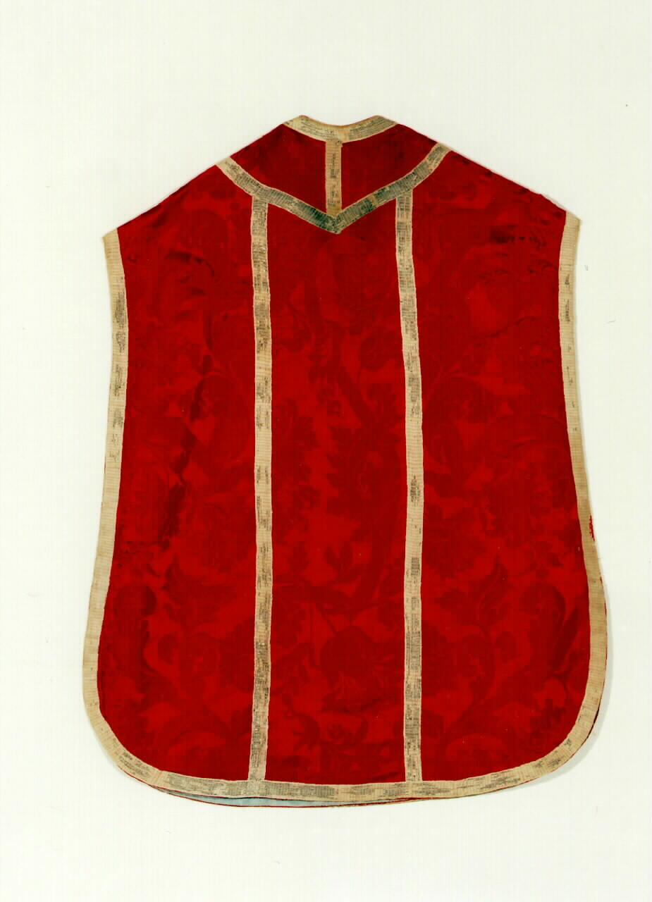 pianeta - manifattura siciliana (Seconda metà sec. XIX)