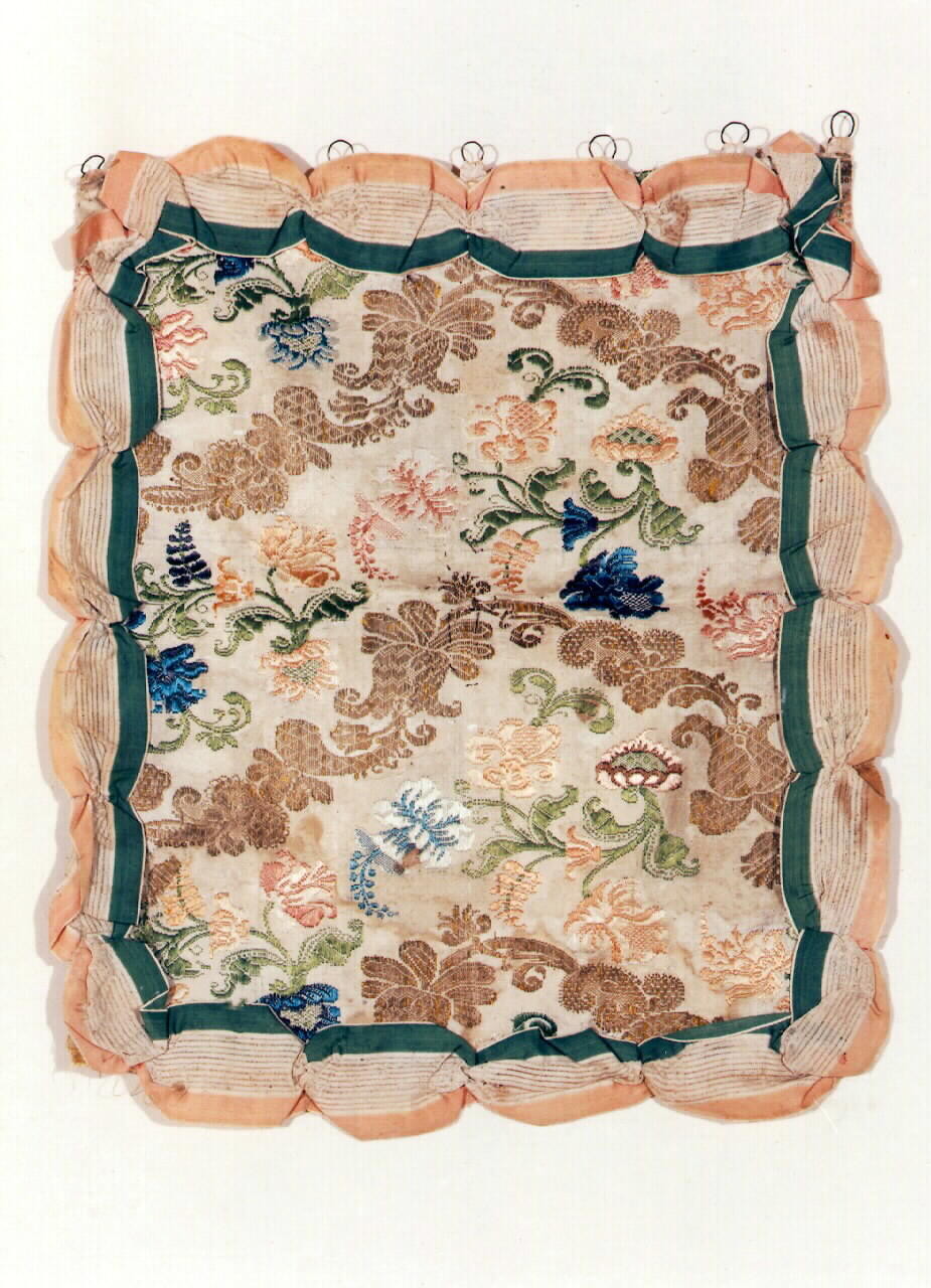 conopeo di tabernacolo - a cortina - manifattura siciliana (fine sec. XVIII)