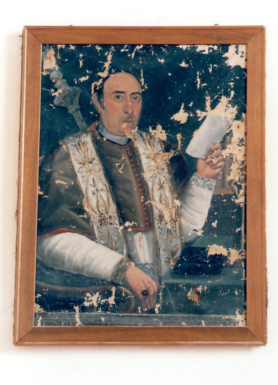ritratto del sacerdote Receputo (dipinto) - ambito siciliano (Seconda metà sec. XIX)
