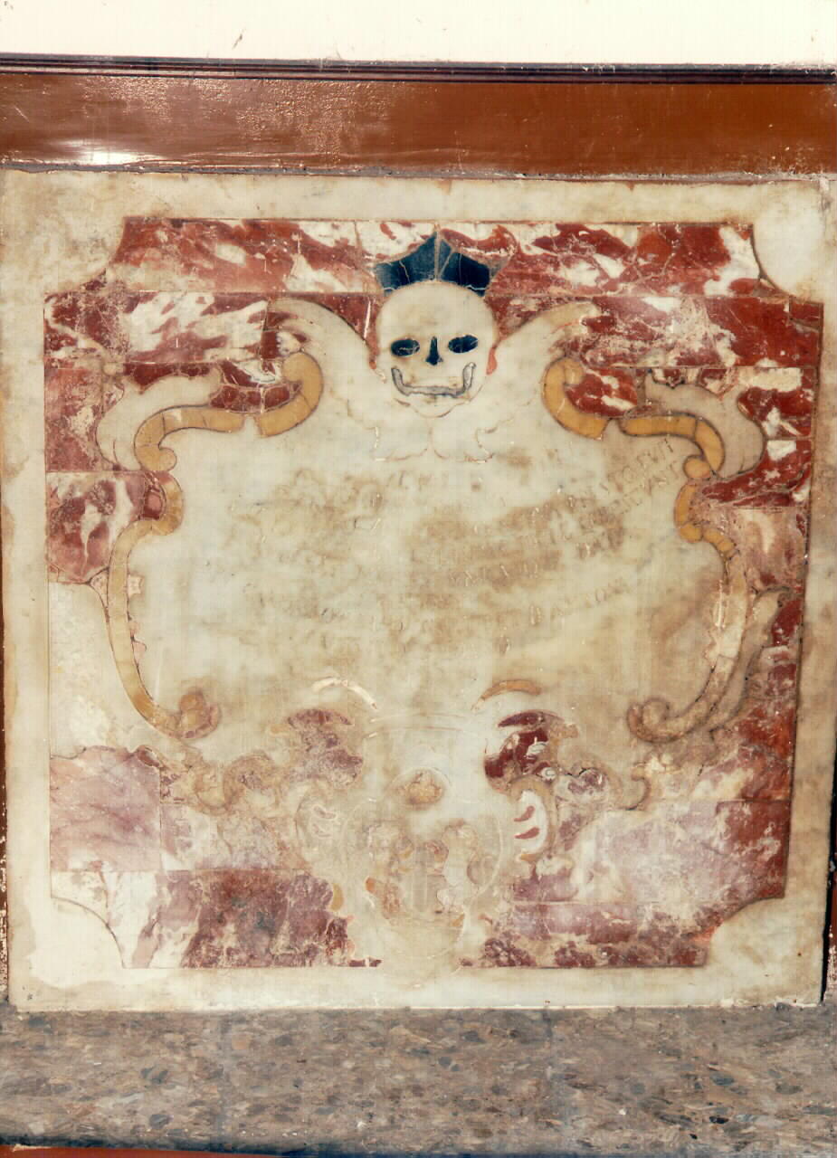 lapide - sepolcrale - ambito siciliano (Seconda metà sec. XVIII)