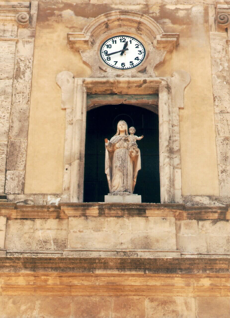 Madonna con Bambino (statua) - ambito siciliano (sec. XIX)