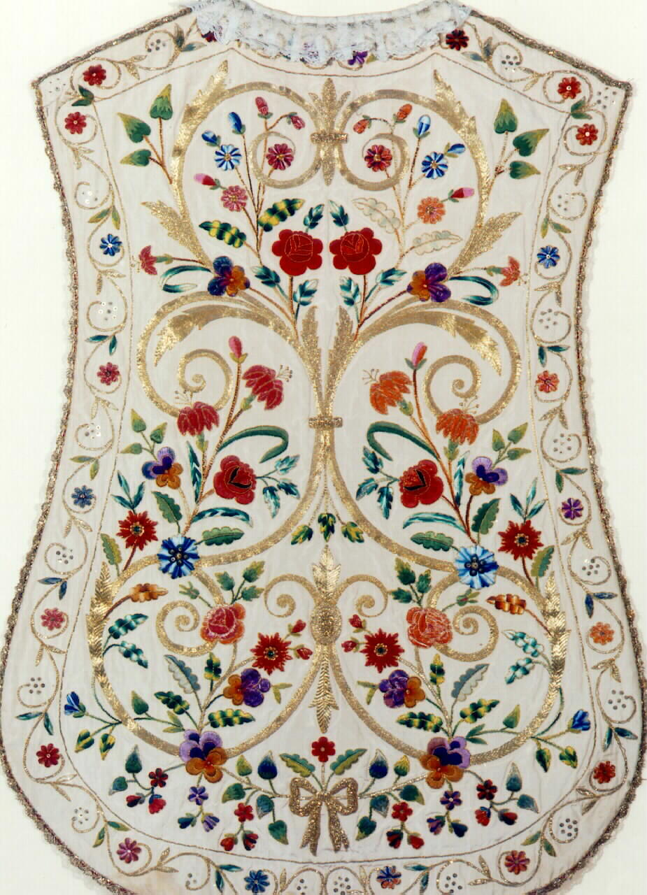 pianeta - manifattura siciliana (Prima metà sec. XIX)