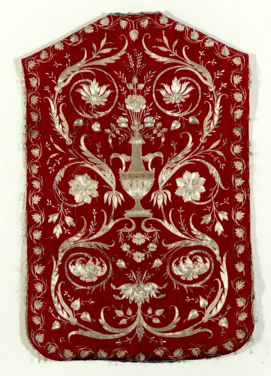 pianeta - manifattura siciliana (primo quarto sec. XIX)