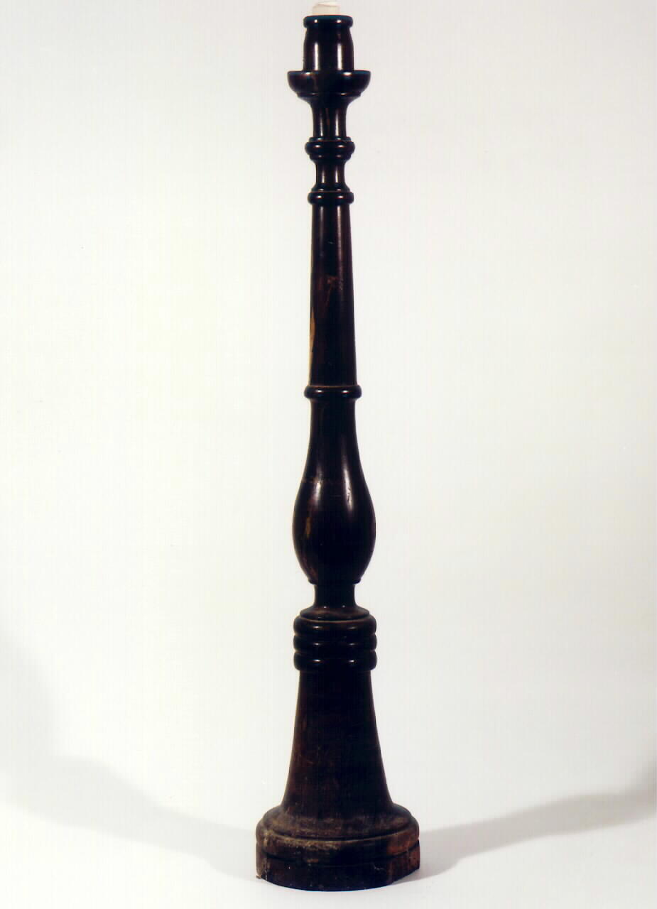 candelabro d'altare, serie - produzione siciliana (Fine/inizio secc. XIX/ XX)
