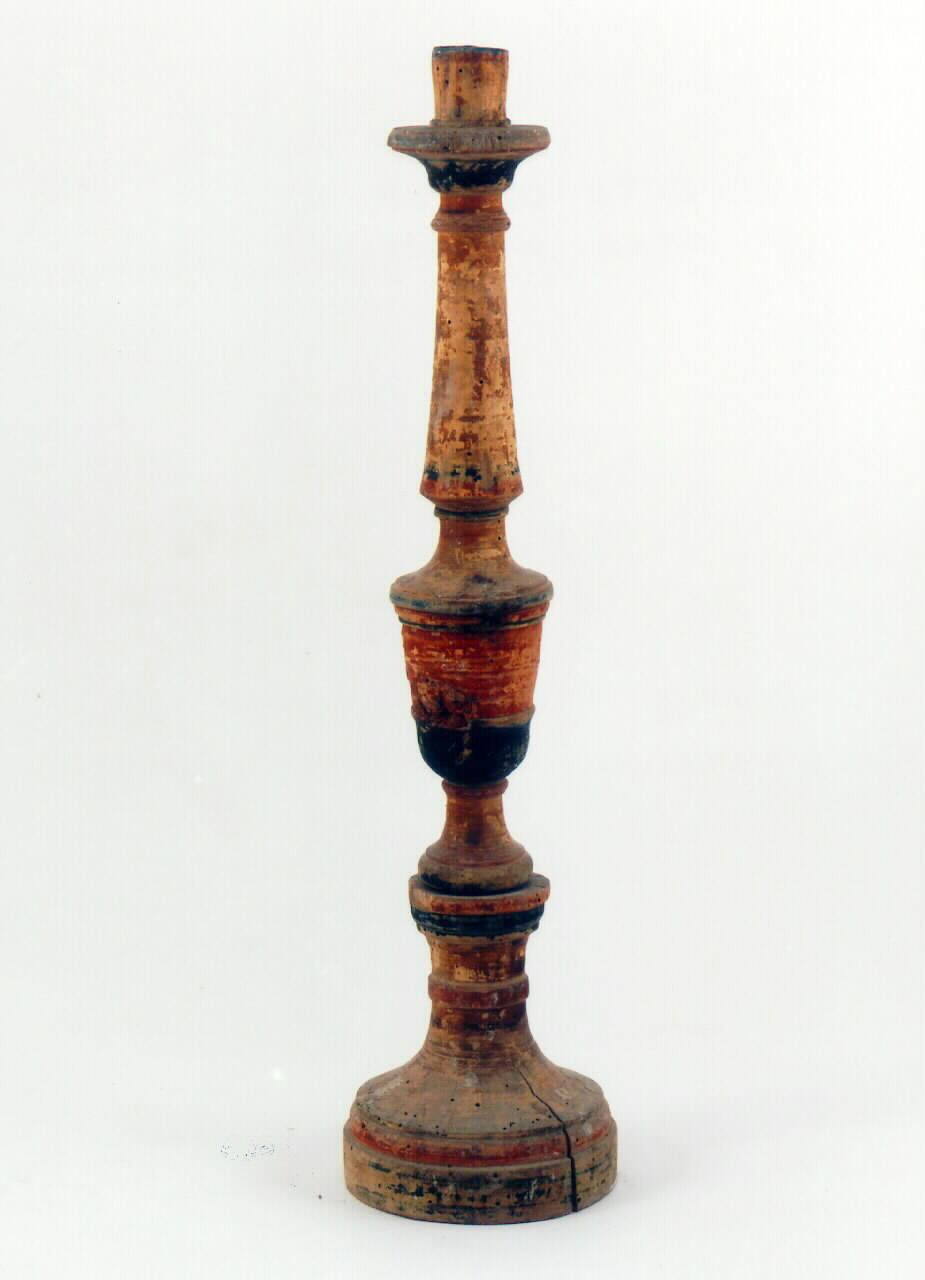 candelabro d'altare, serie - produzione siciliana (Fine/inizio secc. XIX/ XX)