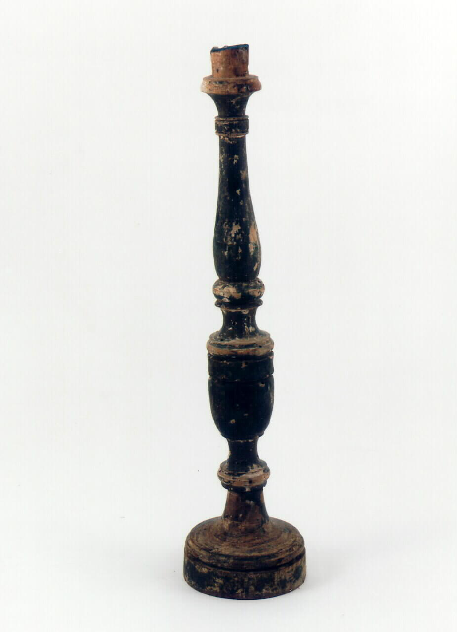 candeliere d'altare, serie - produzione siciliana (Fine/inizio secc. XIX/ XX)