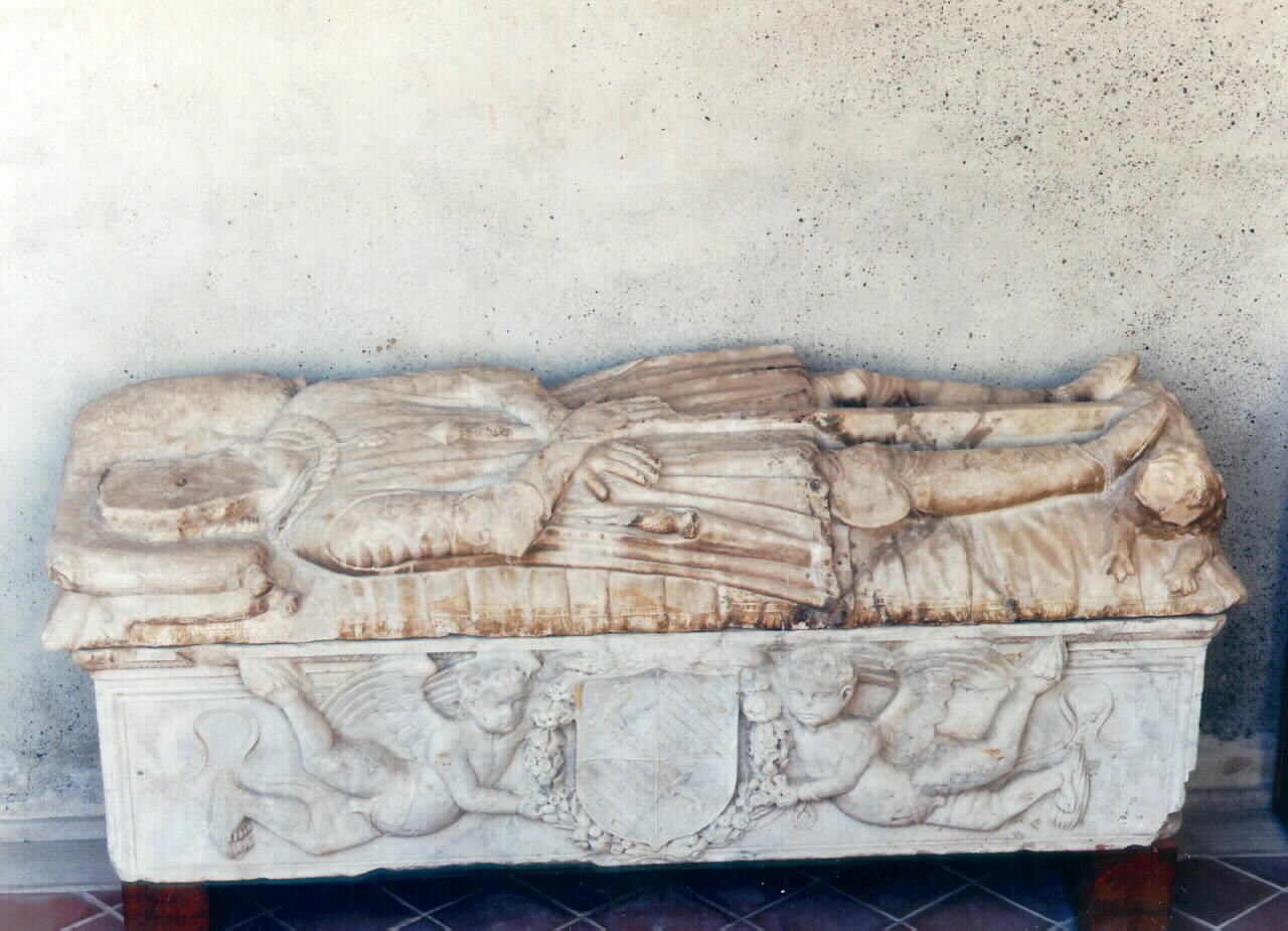 coperchio di sarcofago - ambito siciliano (Seconda metà sec. XVI)