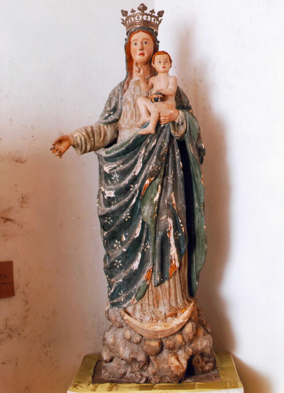 Madonna con Bambino (statua) - ambito siciliano (Prima metà sec. XIX)