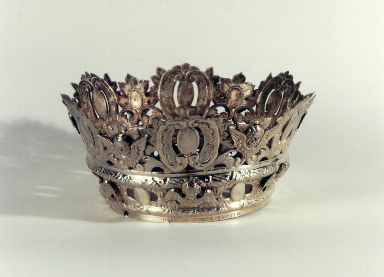 corona da statua - bottega siciliana (primo quarto sec. XX)