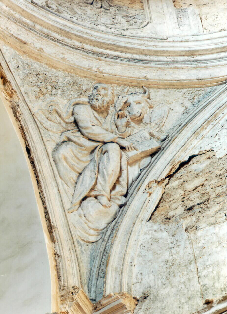 San Luca evangelista (rilievo) - ambito siciliano (sec. XVIII)