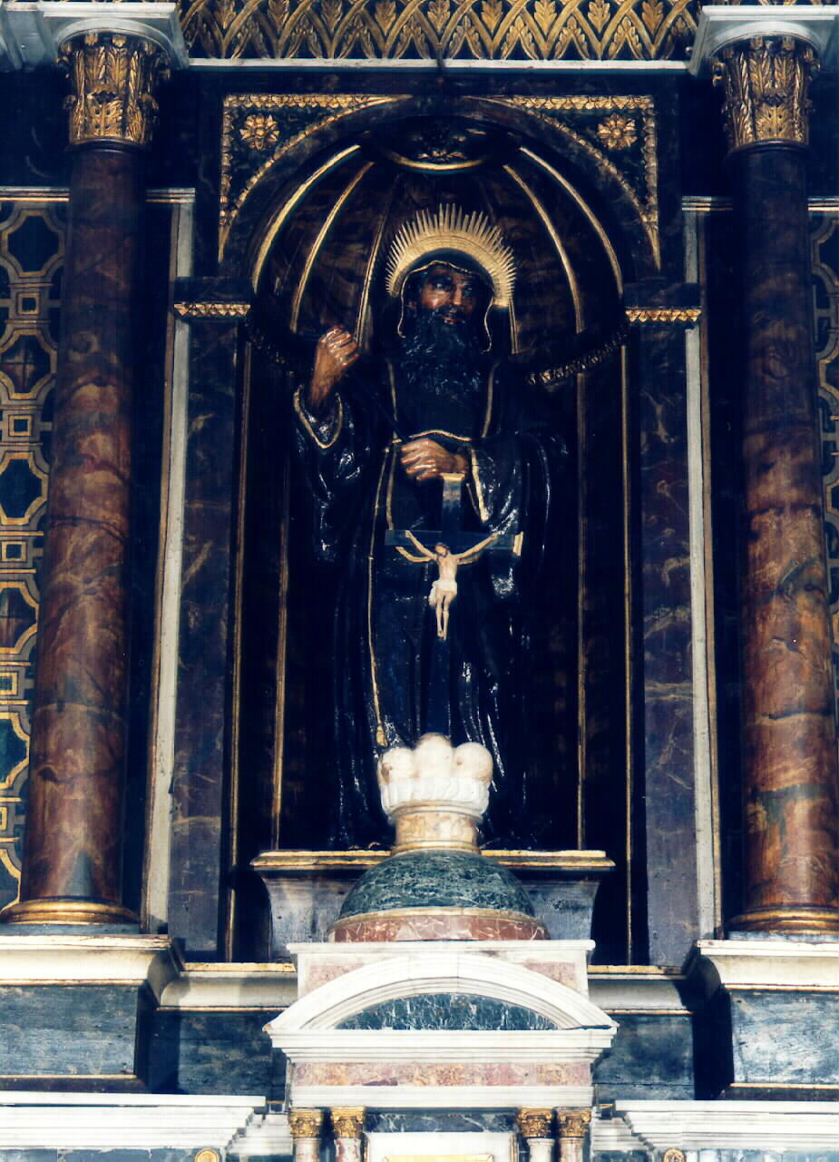 San Francesco di Paola (statua) - produzione siciliana (Seconda metà sec. XVIII)