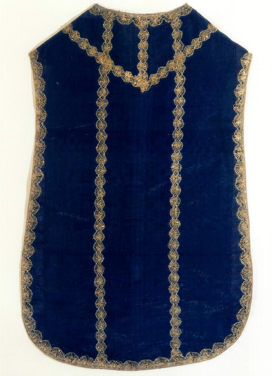 pianeta - manifattura siciliana (Prima metà sec. XIX)