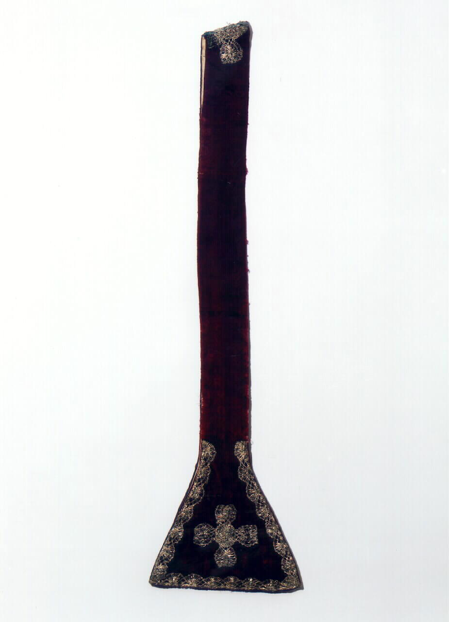 stola - manifattura siciliana (Fine/inizio secc. XVIII/ XIX)