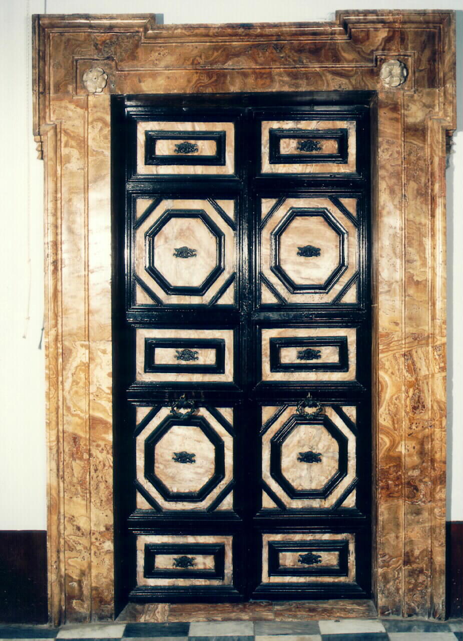 mostra di porta, serie - ambito siciliano (Prima metà sec. XVIII)