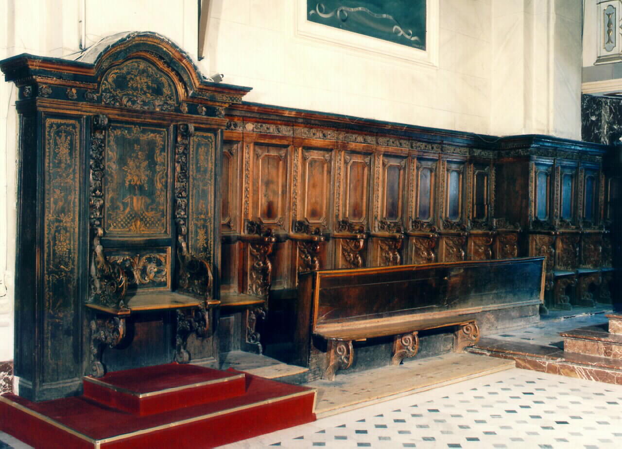 coro - produzione siciliana (Fine/inizio secc. XVII/ XVIII)