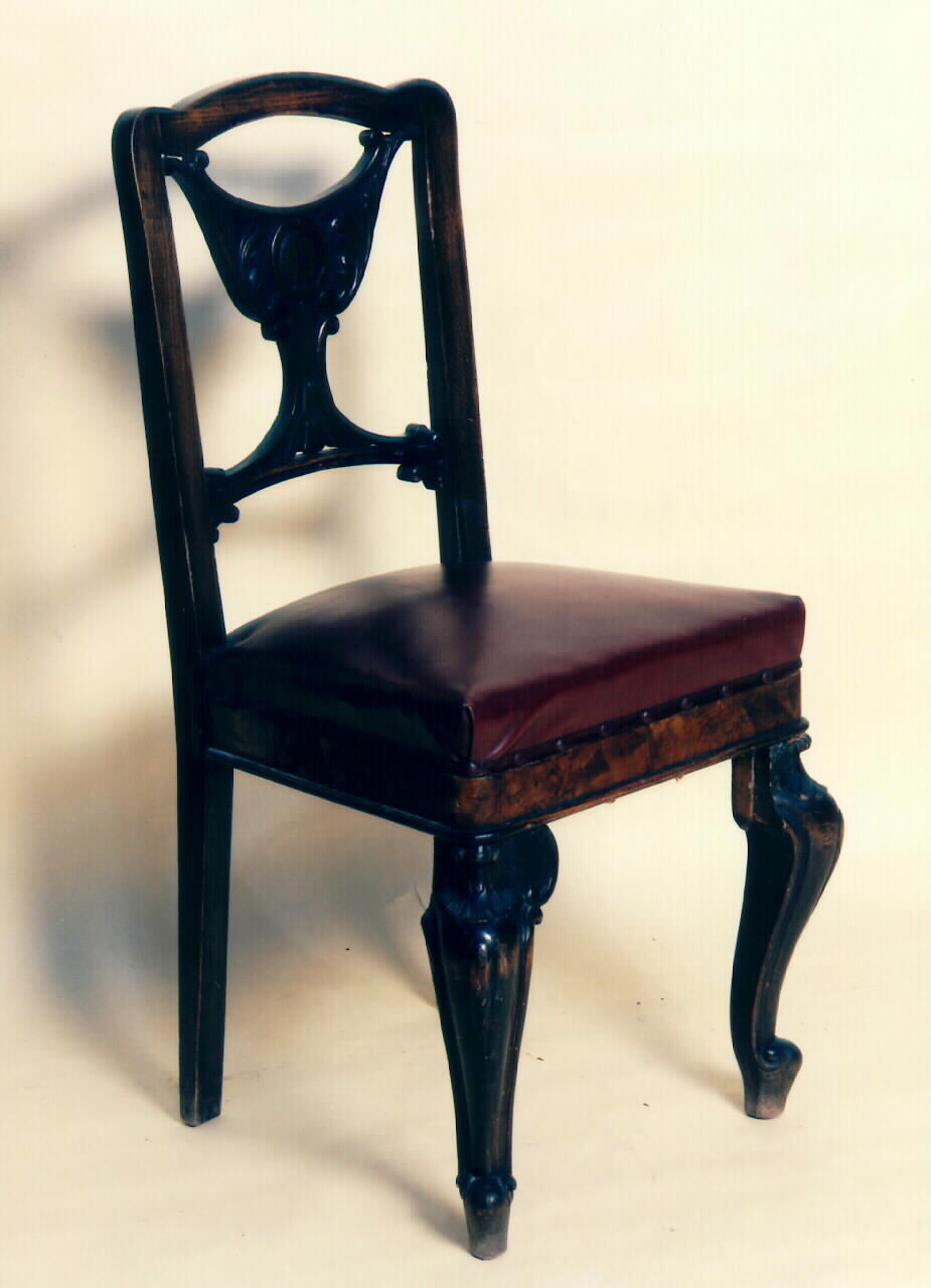 sedia, serie - produzione siciliana (Seconda metà sec. XIX)