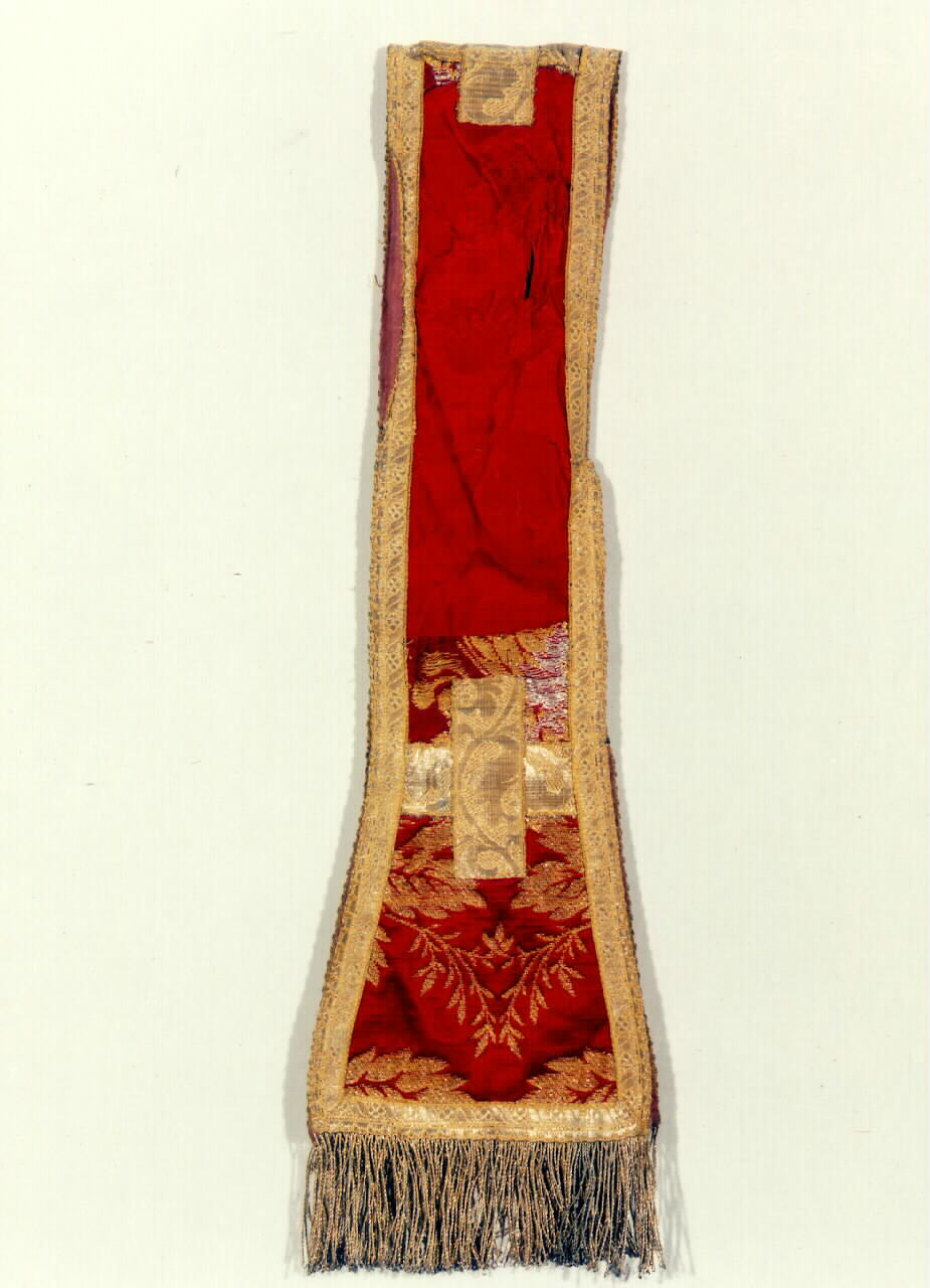 manipolo - manifattura siciliana (Seconda metà sec. XIX)