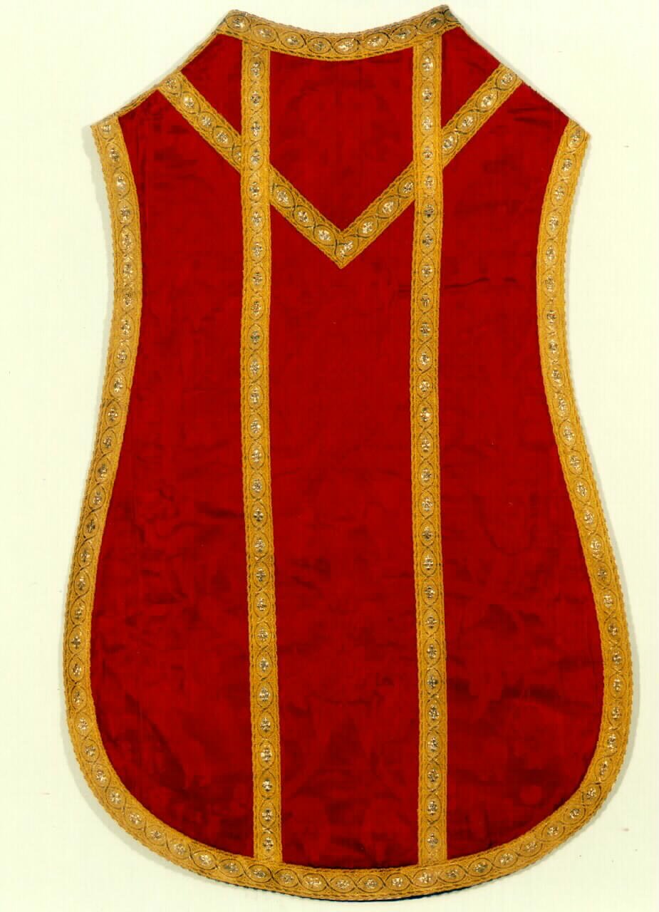 pianeta - manifattura siciliana (ultimo quarto sec. XIX)