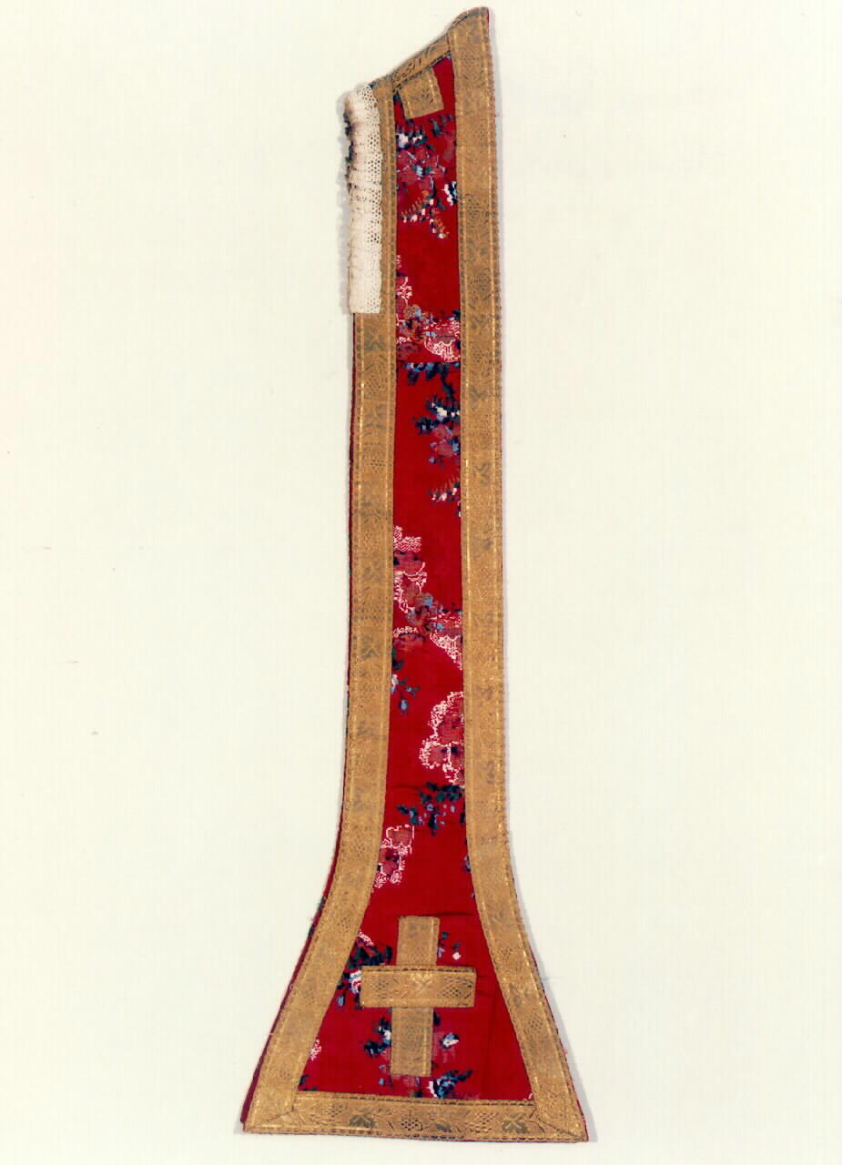 stola - manifattura siciliana (Seconda metà sec. XIX)