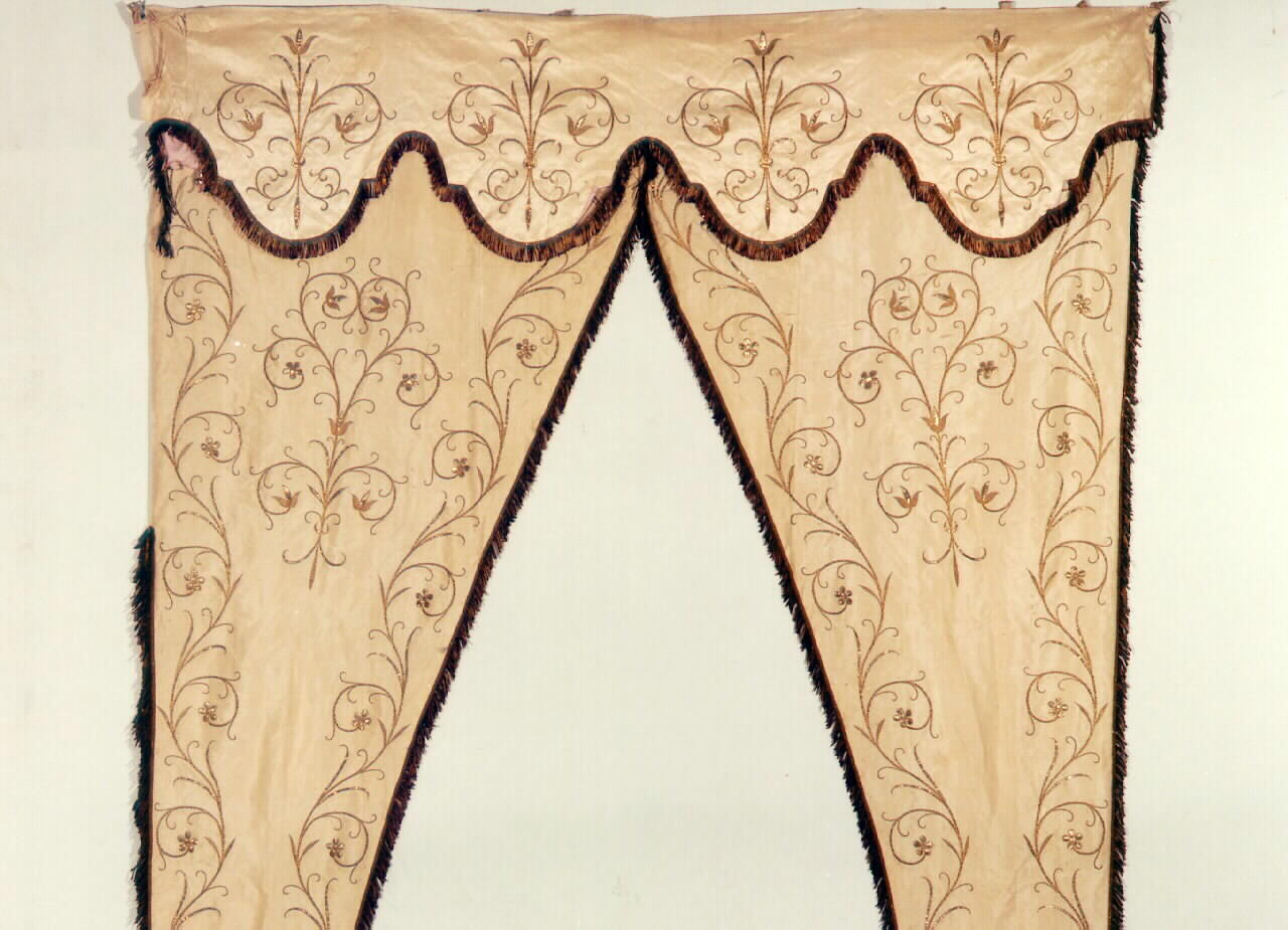 stendardo processionale - manifattura siciliana (ultimo quarto sec. XIX)