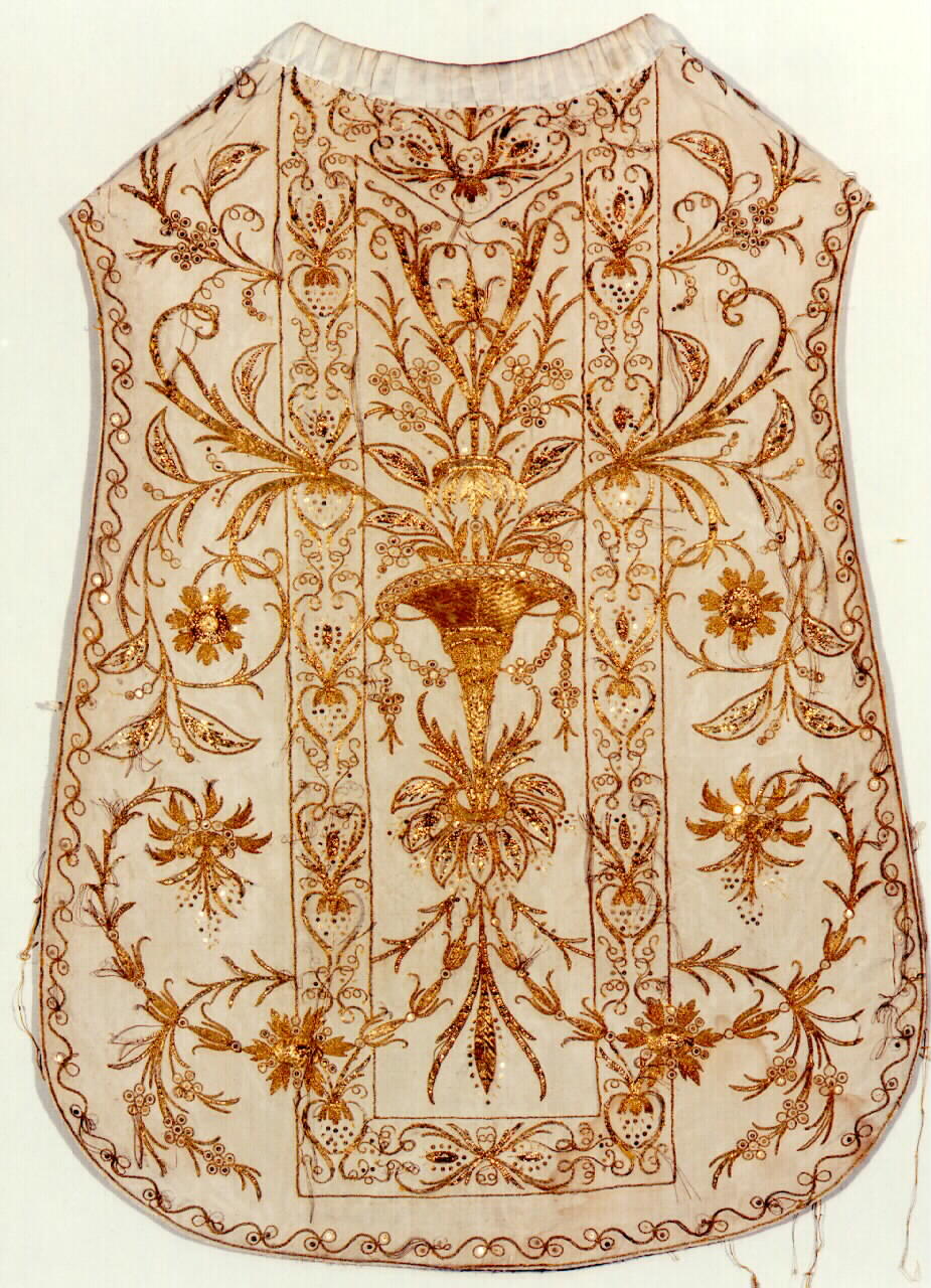 pianeta - manifattura siciliana (Fine/inizio secc. XVIII/ XIX)