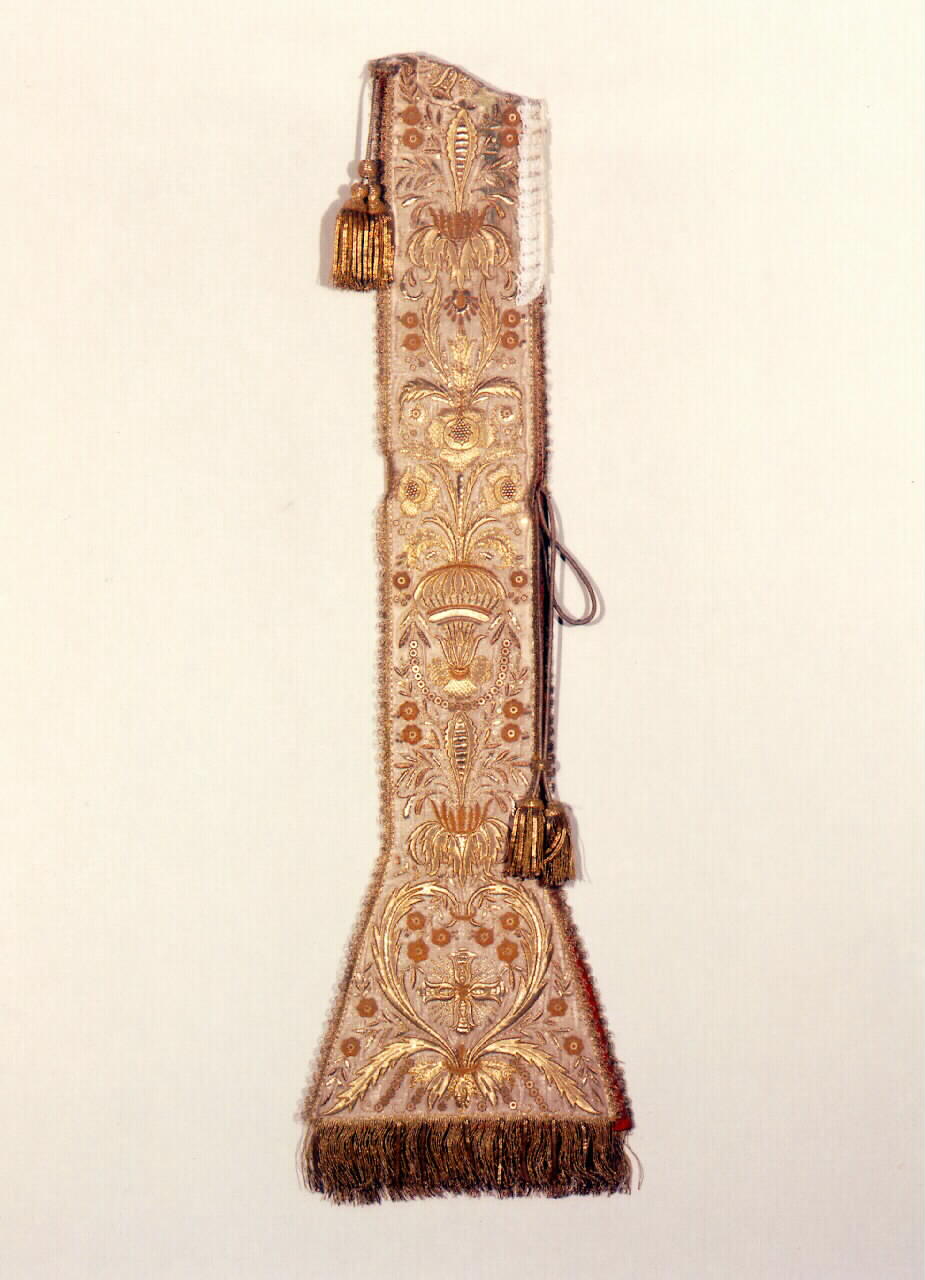 stola - manifattura siciliana (Fine/inizio secc. XVIII/ XIX)