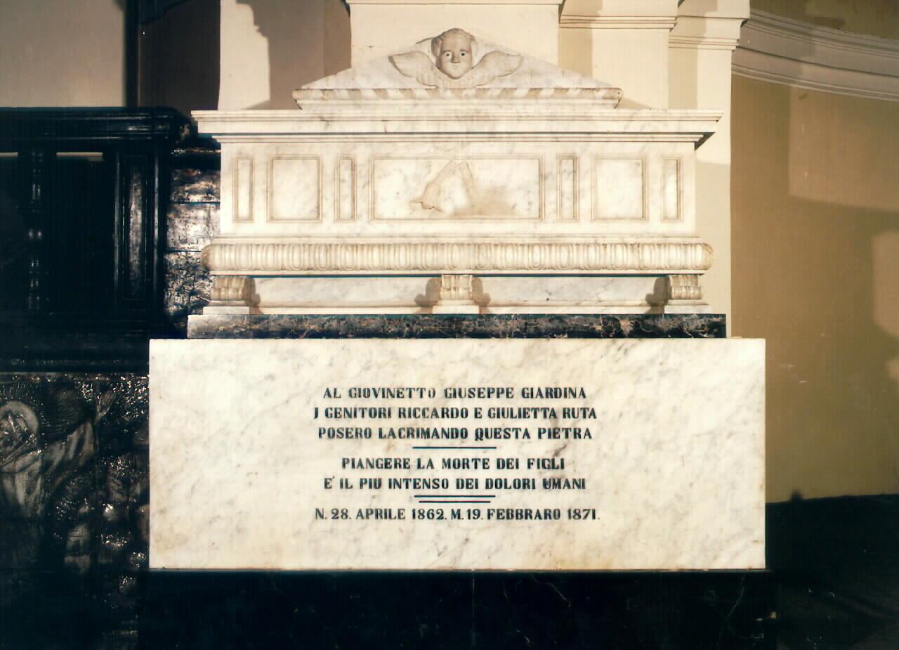 monumento commemorativo - ambito siciliano (sec. XIX)