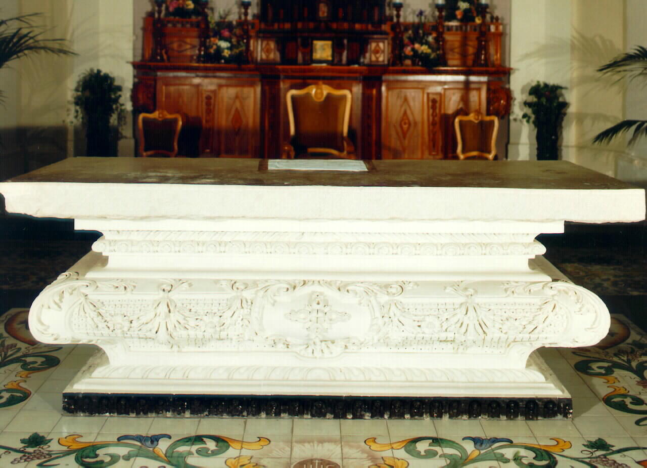 altare maggiore - a mensa - ambito siciliano (sec. XIX)