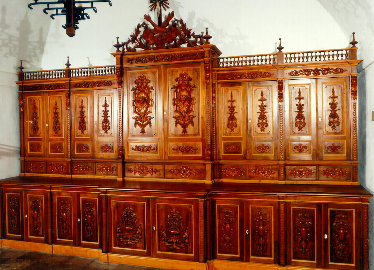 ARMADIO DA SACRESTIA - produzione siciliana (sec. XX)