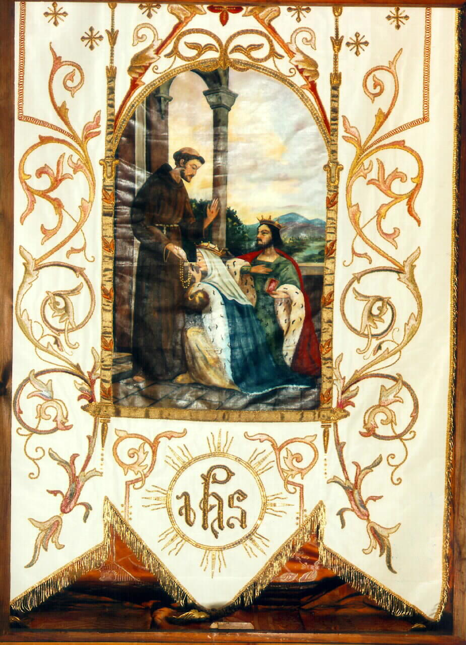 stendardo processionale - manifattura siciliana (sec. XX)