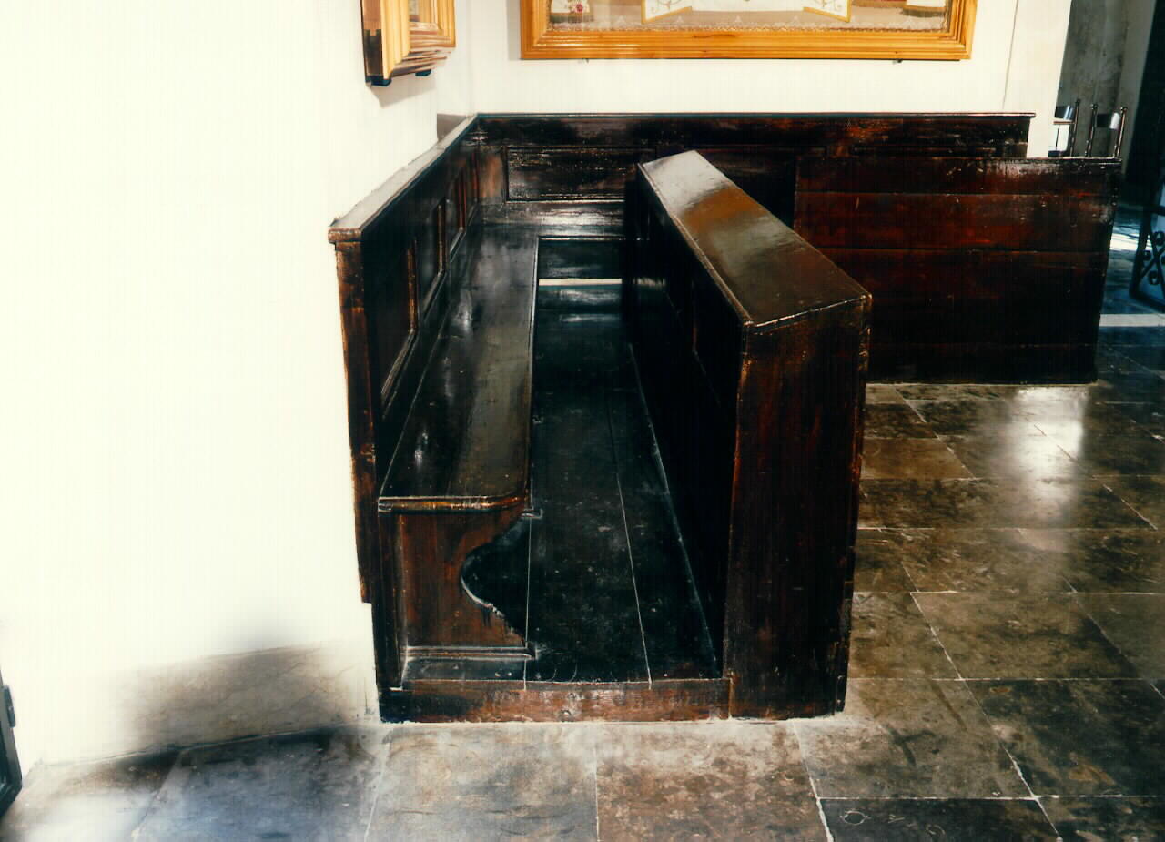 sedile - produzione siciliana (Seconda metà sec. XIX)