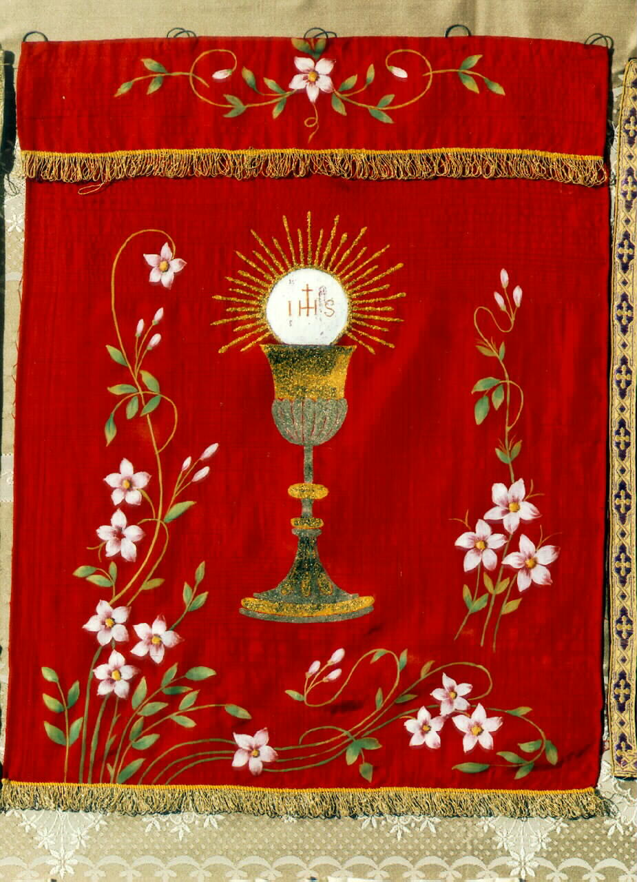 conopeo di tabernacolo - a cortina - manifattura siciliana (primo quarto sec. XX)