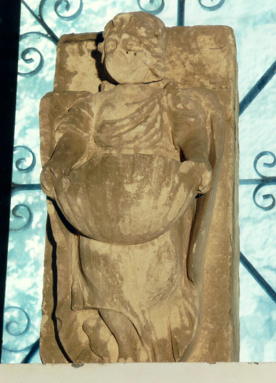 acquasantiera - ambito siciliano (primo quarto sec. XX)