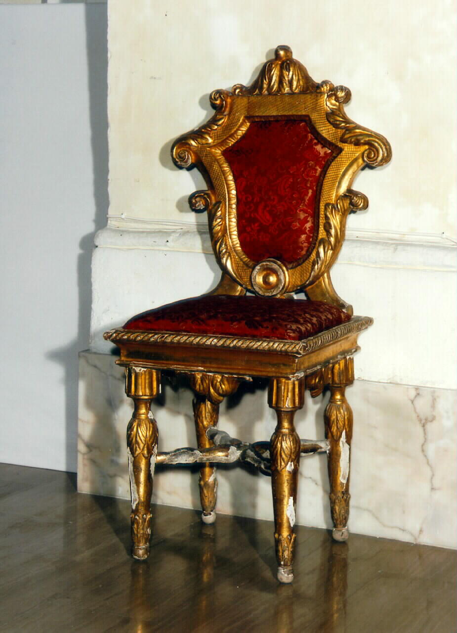 sedia, serie - produzione siciliana (Seconda metà sec. XVIII)