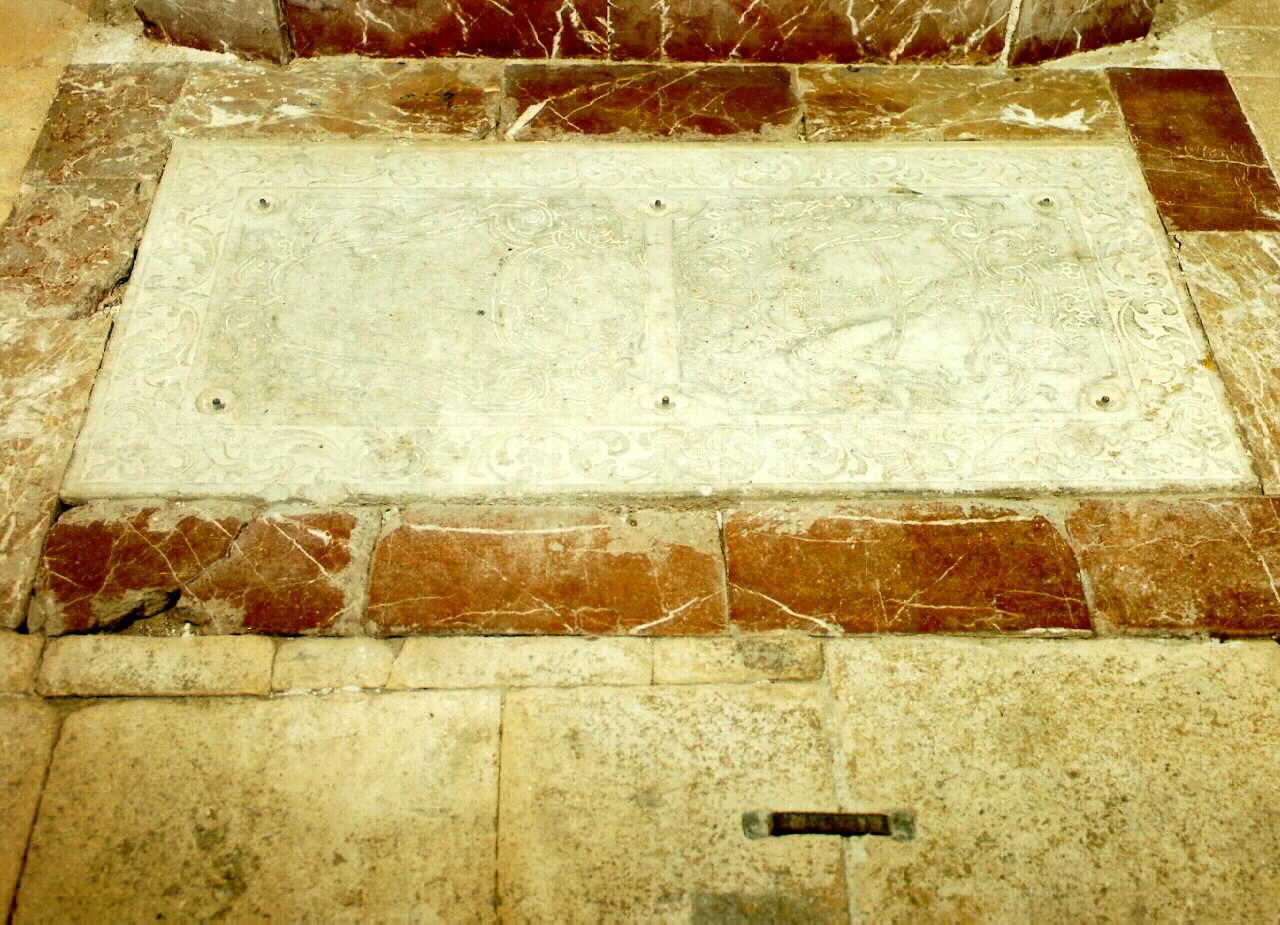 lastra tombale - ambito siciliano (sec. XVIII)