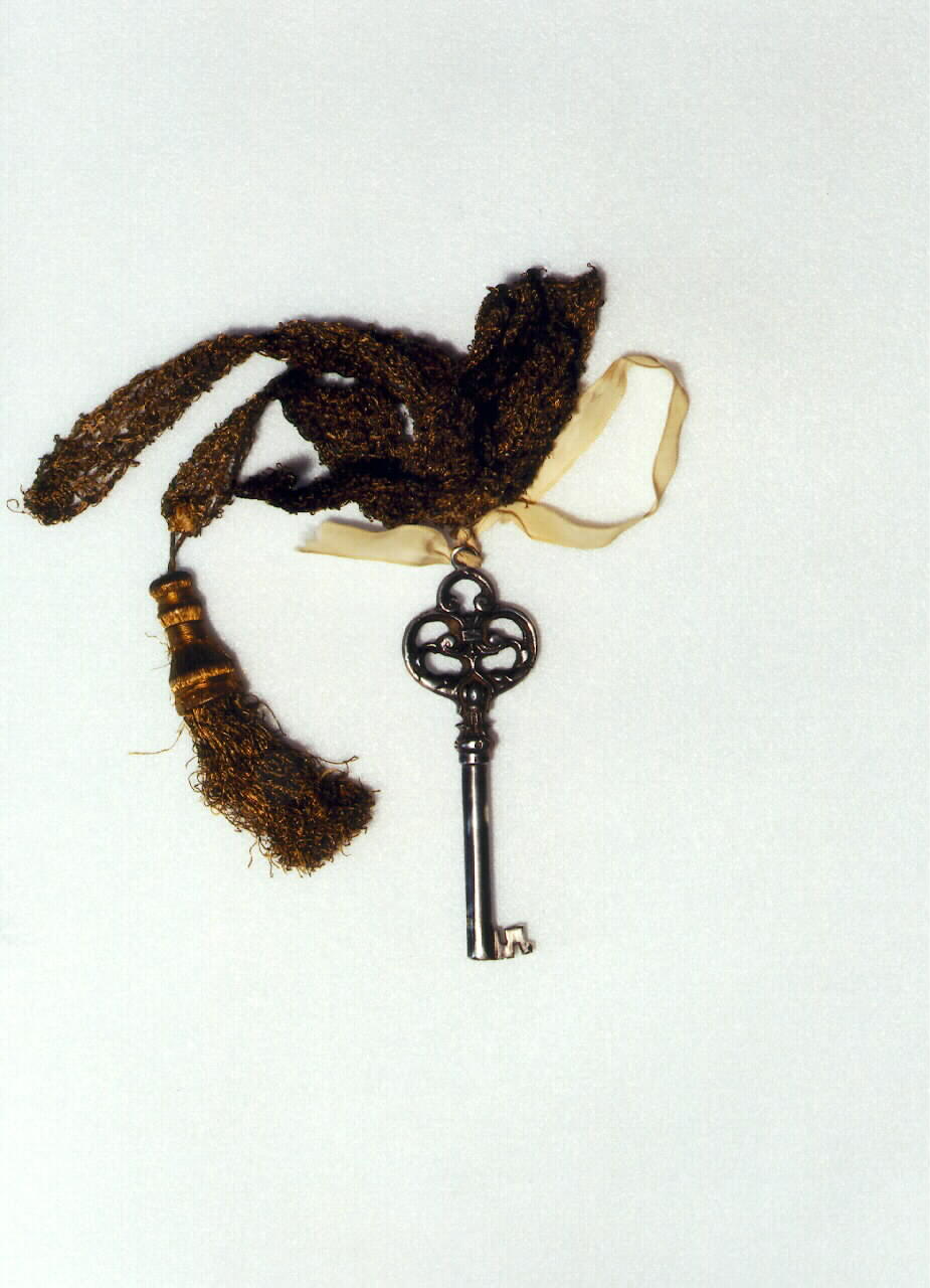 chiavetta di repositorio - bottega siciliana (primo quarto sec. XX)