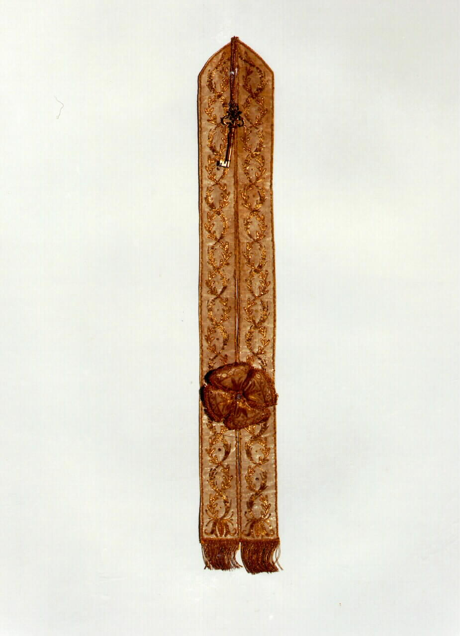 banda per chiavetta di repositorio - manifattura siciliana (Seconda metà sec. XVIII)