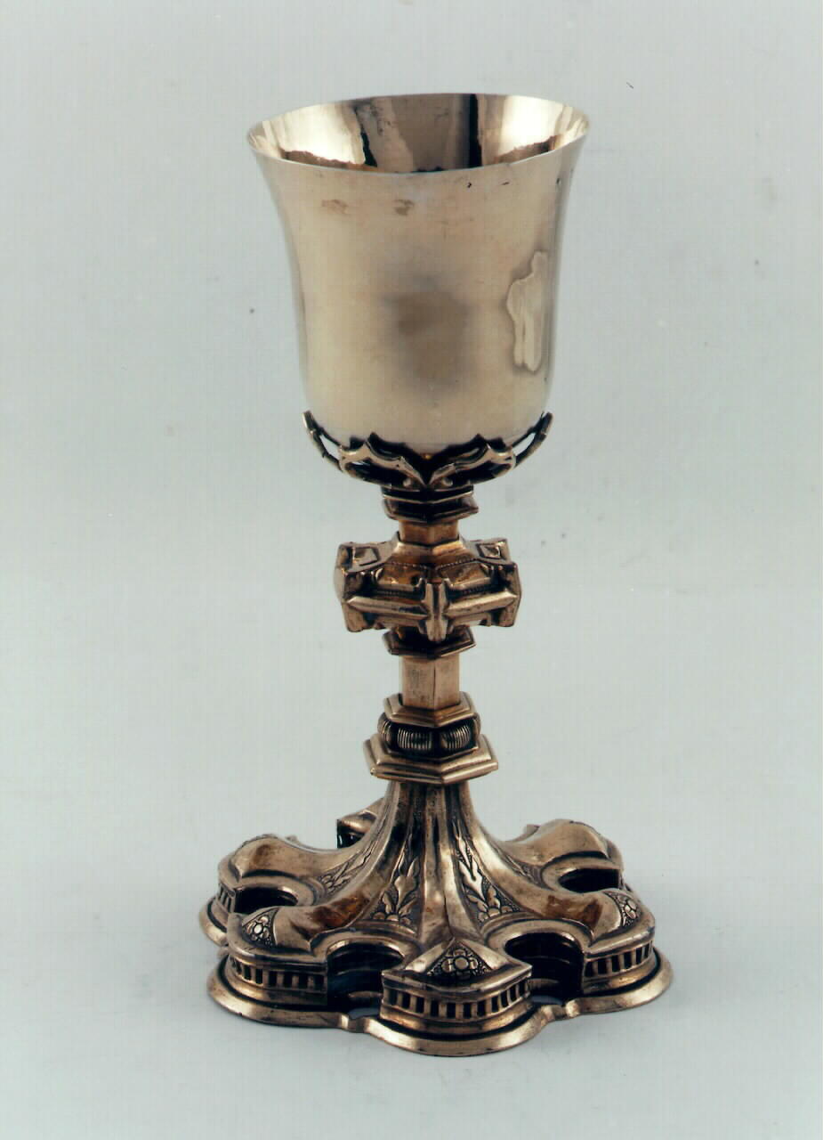 calice - bottega siciliana (primo quarto sec. XX)