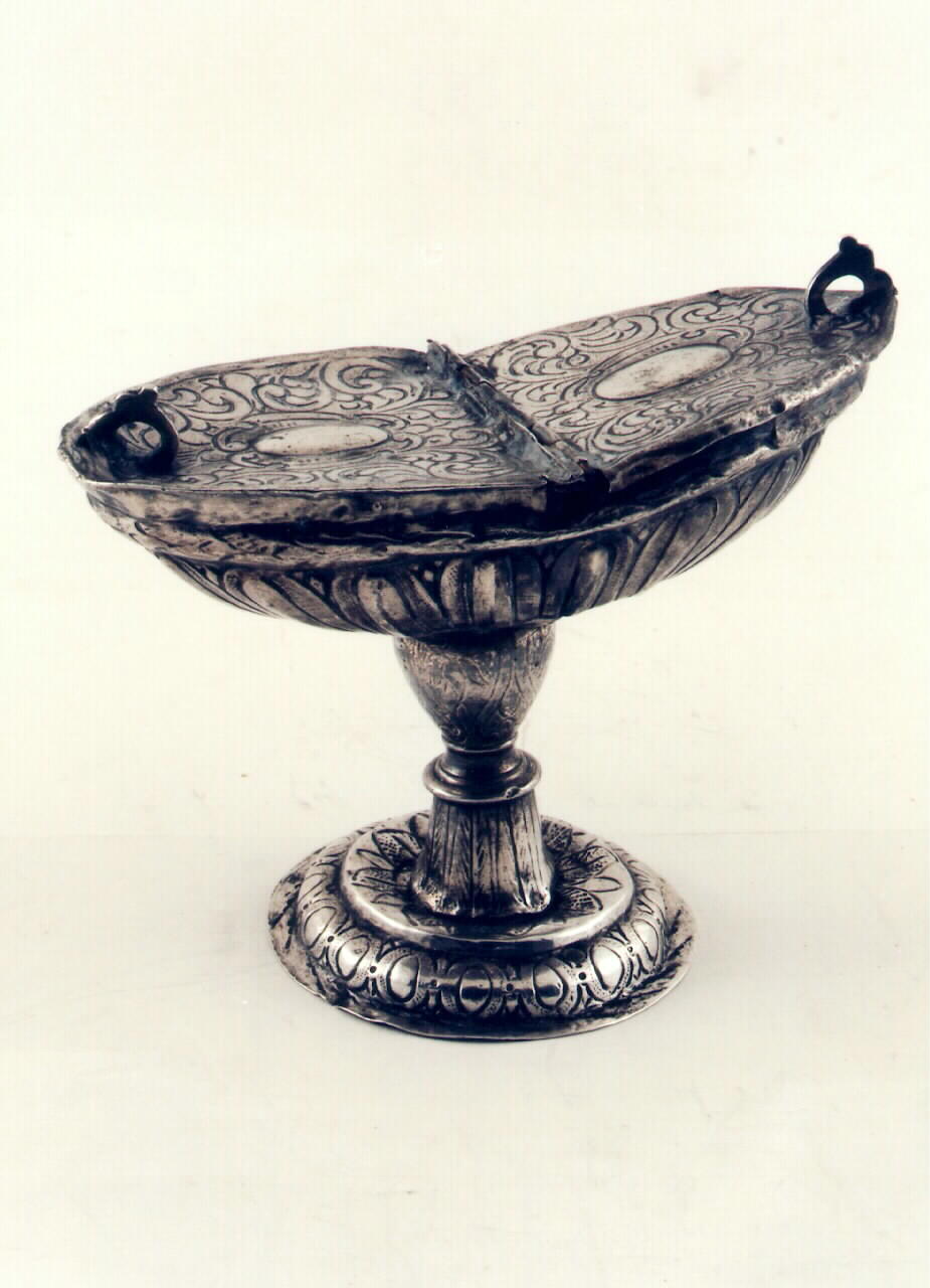 navicella portaincenso - bottega siciliana (Seconda metà sec. XVII)