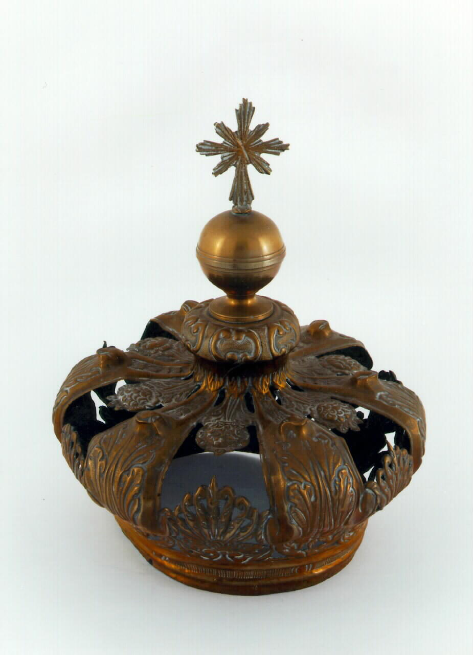 corona da statua - bottega siciliana (Seconda metà sec. XIX)