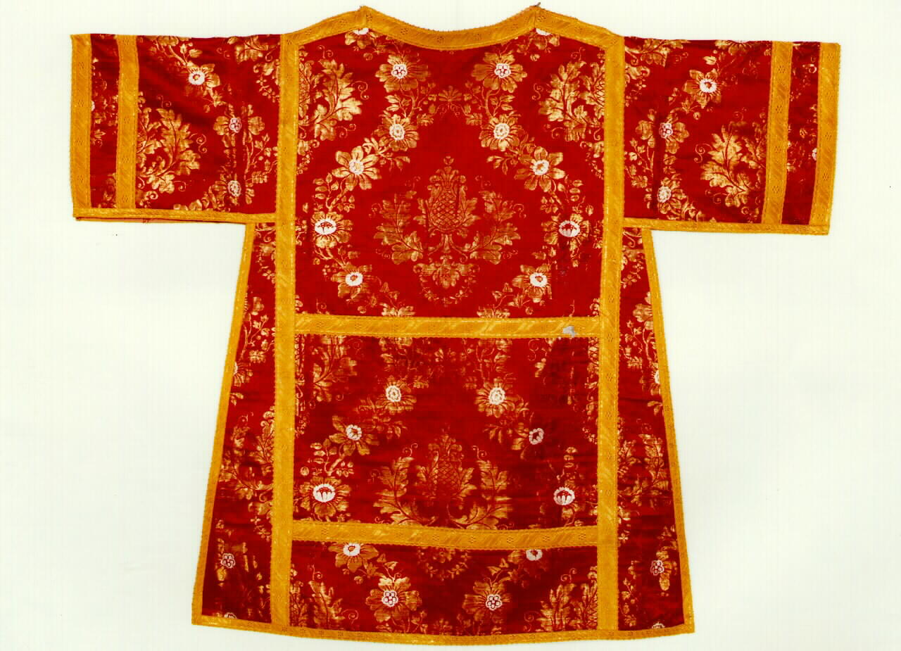 dalmatica, serie - manifattura siciliana (primo quarto sec. XX)