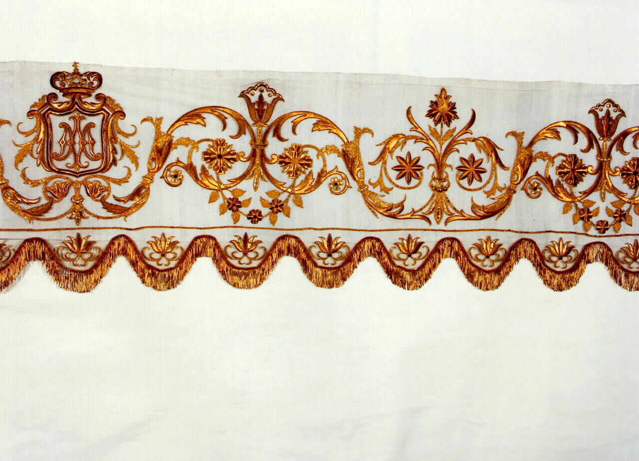 guarnizione di tovaglia d'altare - manifattura siciliana (primo quarto sec. XX)