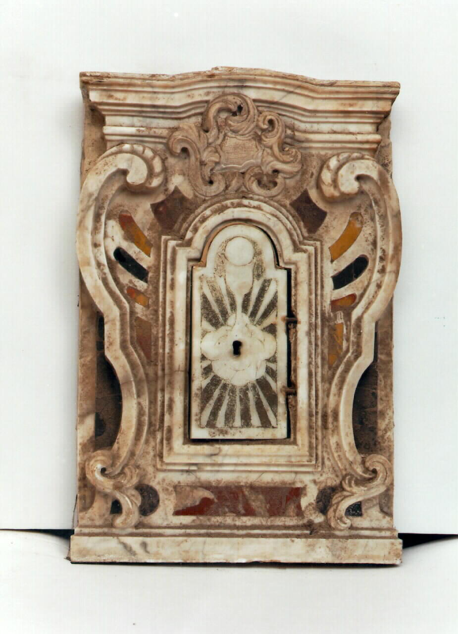 mostra di tabernacolo - ambito siciliano (Seconda metà sec. XVIII)